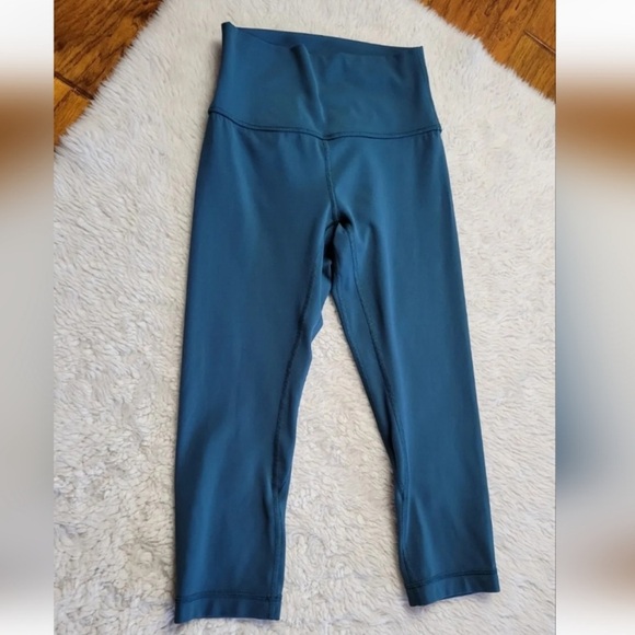 lululemon athletica Pants - Lululemon Align High Rise Crop Blue 8